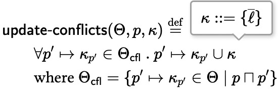 A mathematical definition with a tooltip showing above one letter
